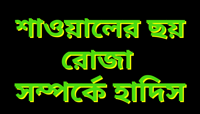 শাওয়াল মাসের রোজা সম্পর্কে হাদিস আরবি ও বাংলা 2 শাওয়াল মাসের রোজা রাখার নিয়ম সম্পর্কে হাদিস